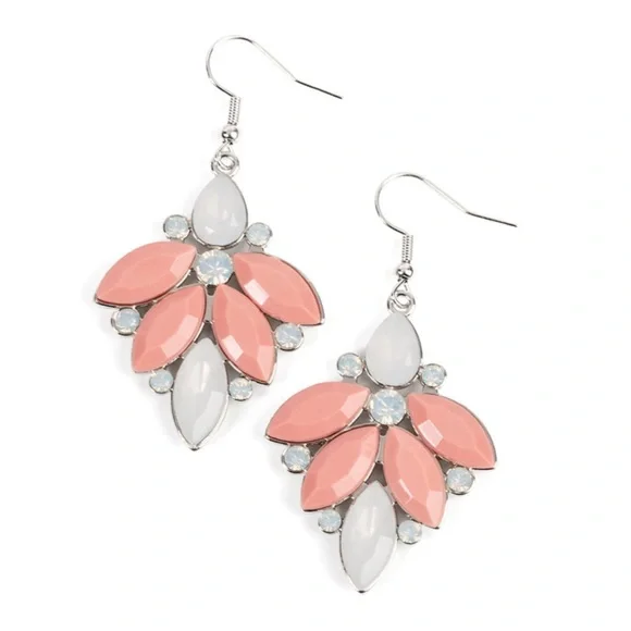 NWT Fantasy Flair Pink Earrings(Last One) - Picture 3 of 5